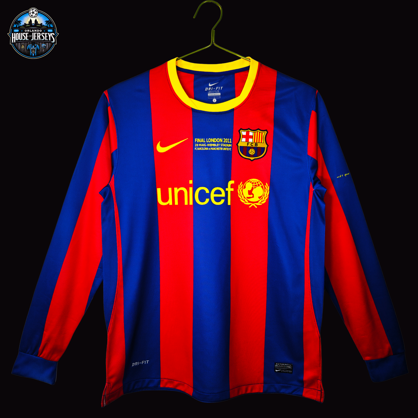FC Barcelona 2011 UCL Final Retro Jersey