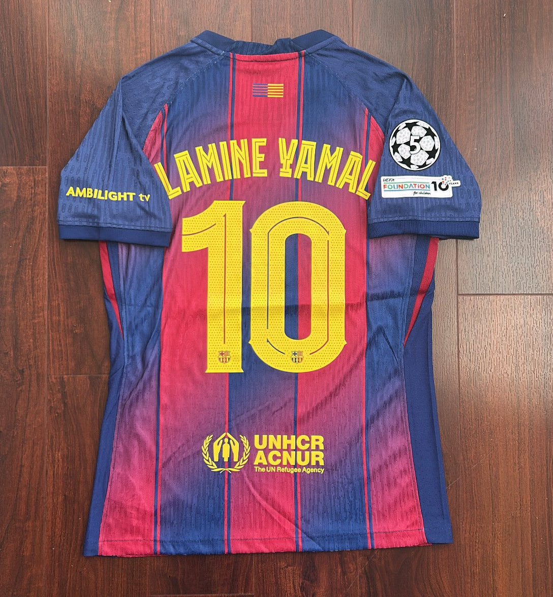 Barca 25/26 home UCL edition YAMAL