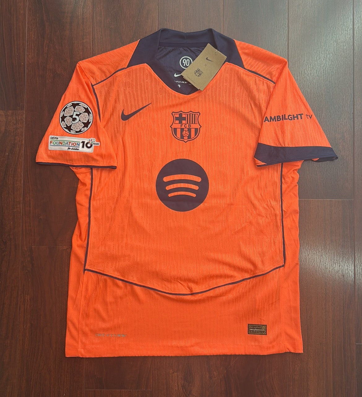 Barca PEDRI UCL edition 3rd jersey 25/26