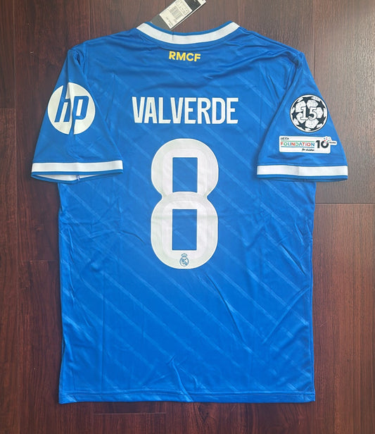 R. Madrid blue 25/26 LaLiga edition VALVERDE (Fan version)