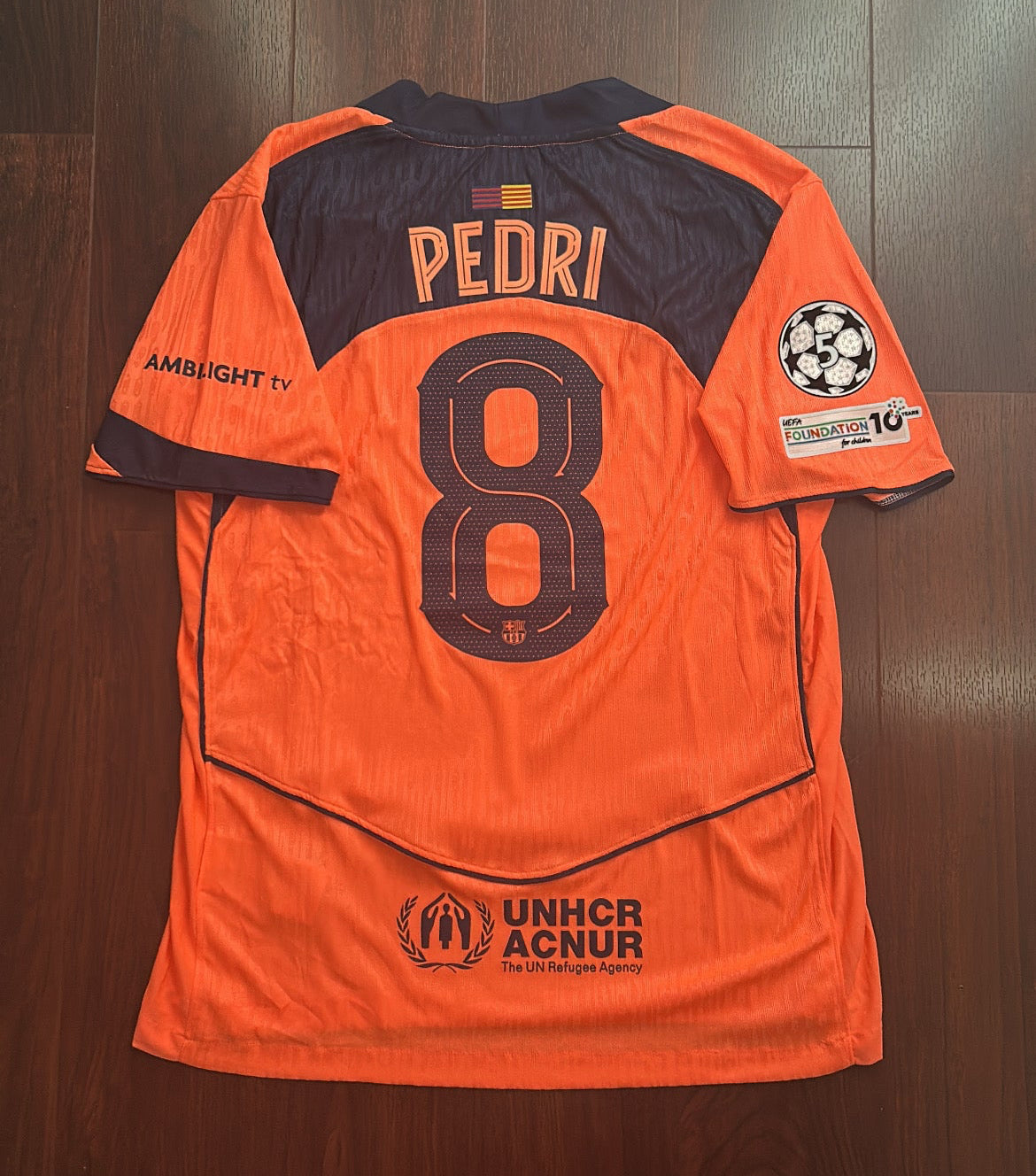 Barca PEDRI UCL edition 3rd jersey 25/26