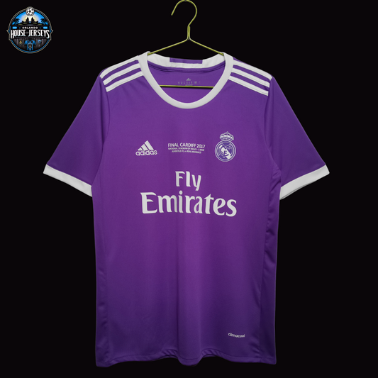 2017 UCL FINAL Real Madrid retro Jersey